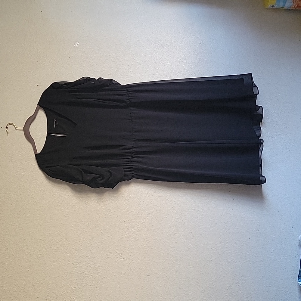 LANEBRYANT v-neck midi dress size 20 black